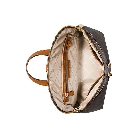 Discount โ๏ธ Michael Kors Signature Rhea Zip Medium Slim ๐ Backpack Brown/acorn ๐ - Image 2