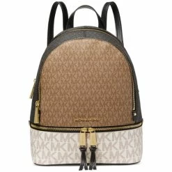 Brand new βοΈ Michael Kors Signature Rhea Zip π Backpack Husk Multi β