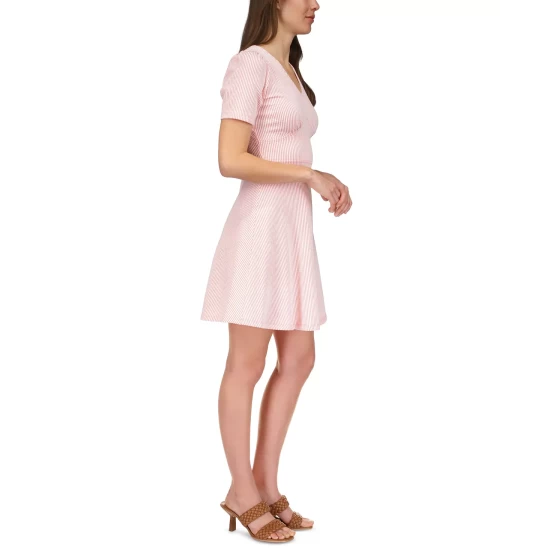 Wholesale 🎉 Michael Kors Metallic Paisley Crepe Mini 👗 Dress Bone/black Paisley 🤩