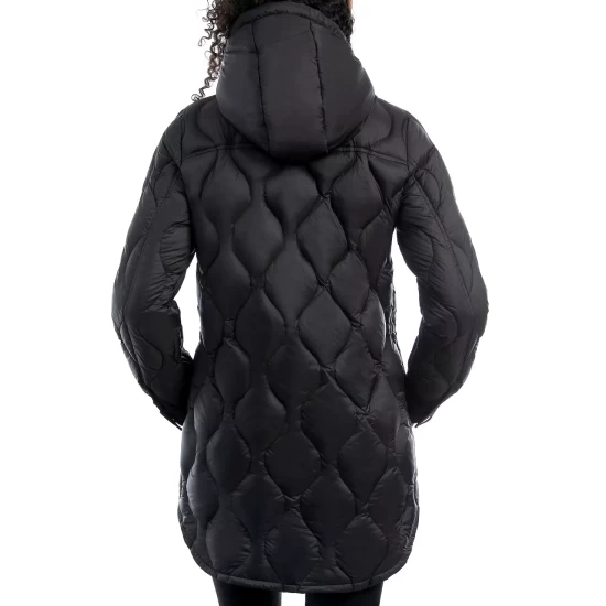Best deal π Michael Kors π© Women's Hooded Quilted Down Puffer π§₯ Coat Black π - Image 4