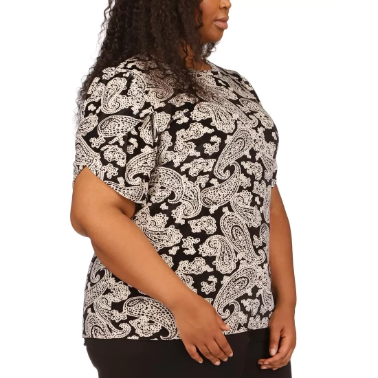 Best deal π Michael Kors Signature Piper Chain Shoulder Tote Brown/black π - Image 4