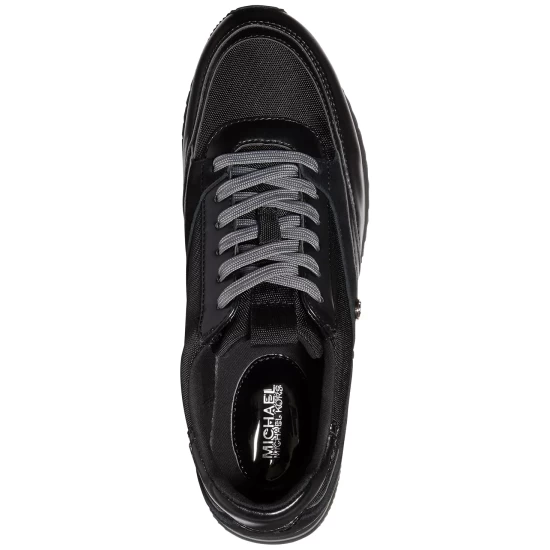 Deals π€© Michael Kors π© Women's Mariah Trainer π Sneakers Black/ Gunmetal π― - Image 5