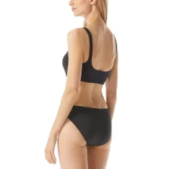 Hot Sale ๐คฉ Michael Kors ๐ฉ Women's Lace-Up Chain Top Black โ