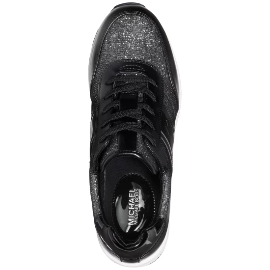 Brand new π Michael Kors π© Women's Mabel Trainer Lace-Up π Sneakers Black Patent β - Image 4