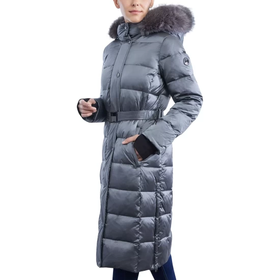 Best Sale βοΈ Michael Kors Pearl Flap Crossbody Deep Orange π₯ - Image 3