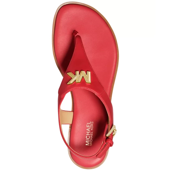 Cheap 🥰 Michael Kors 👩 Women's Jilly Flat 🩴 Sandals Marigold ⌛ - Image 5