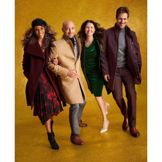 Coupon ⭐ MICHAEL Kors Men's Faux-Leather Hooded Bomber Jacket, Created For Macy's Espresso ✔️ - Image 3