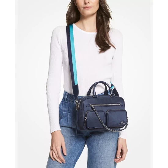 Wholesale 🥰 Michael Kors Elliot Small Utility Camera Messenger Black Multi ❤️ - Image 5