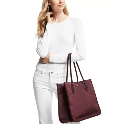 Flash Sale โ๏ธ Michael Kors ๐ฉ Women's Chain Cold-Shoulder Top Black โจ