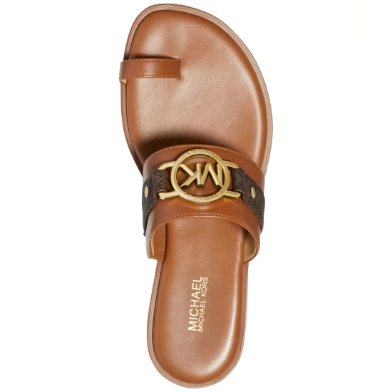 Best deal π₯° Michael Kors π© Women's Rory Flat Thong π©΄ Sandals Camel π₯ - Image 5