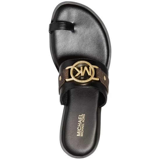 Best deal π₯° Michael Kors π© Women's Rory Flat Thong π©΄ Sandals Camel π₯ - Image 6