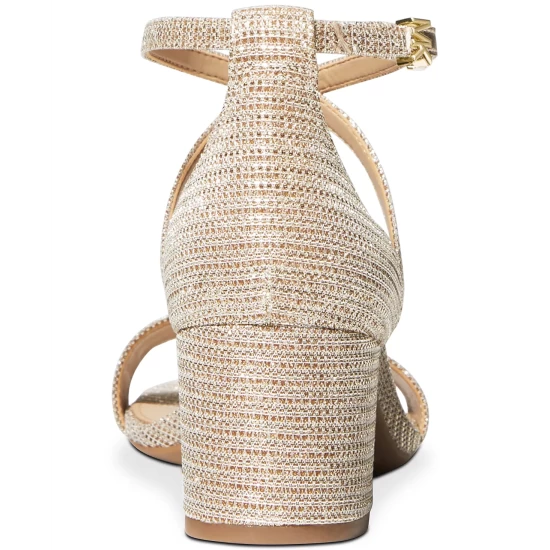 Brand new π Michael Kors π© Women's Serena Flex π Dress π©΄ Sandals Pale Gold 𧨠- Image 5