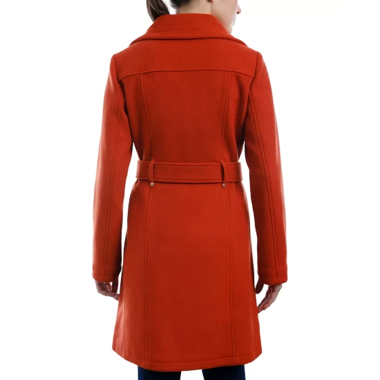 Flash Sale 🔔 Michael Kors Petite Belted 🧥 Coat, Created For Macy's Navy 🤩 - Image 6