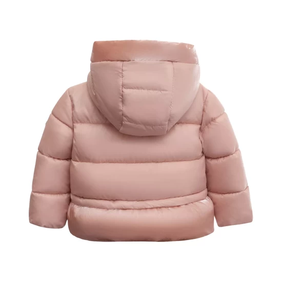 Discount β Michael Kors Baby π§ Girls Heavy Weight Lined Peplum Puffer Jacket Winter White π - Image 4