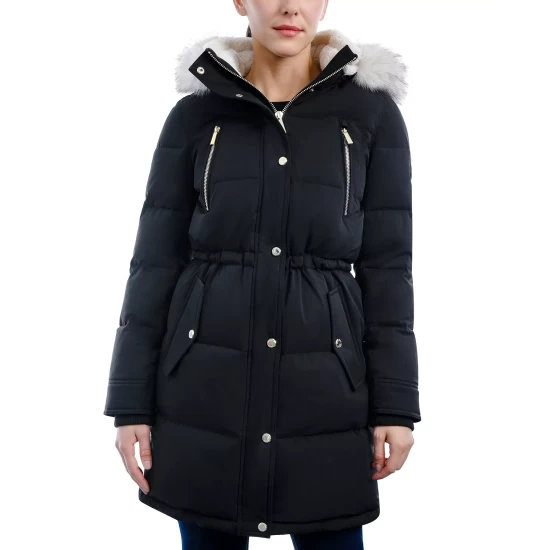 New 🤩 Michael Kors Leopard-Print Peasant Top, In Regular & Petite Sizes 😀