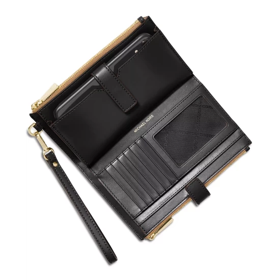 Wholesale 🔔 Michael Kors Signature Jet Set Double Zip Wristlet Husk Multi 💯 - Image 4