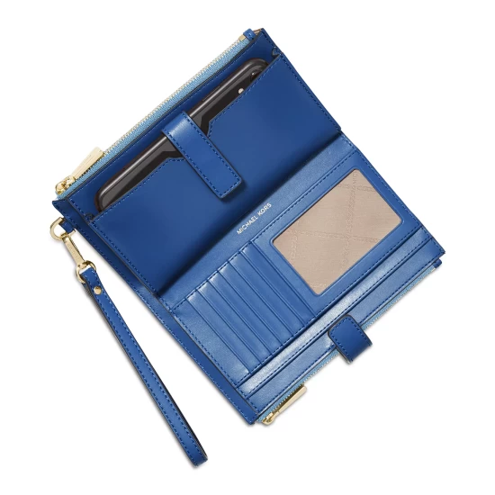 Wholesale 🔔 Michael Kors Signature Jet Set Double Zip Wristlet Husk Multi 💯 - Image 5