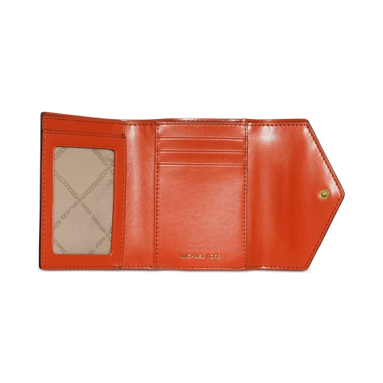 Buy ✔️ Michael Kors 👩 Women's Foulard-Print Faux-Wrap Mini 👗 Dress Merlot 💯 - Image 2