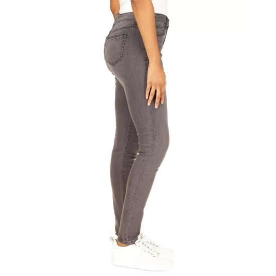 Best Sale 😉 Michael Kors 👩 Women's Selma High Rise Straight Skinny 👖 Jeans, Regular & Petite Dusk Blue Animal 🔥 - Image 5