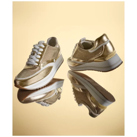 Wholesale π Michael Kors π© Women's Mariah Trainer π Sneakers Pale Gold 𧨠- Image 6