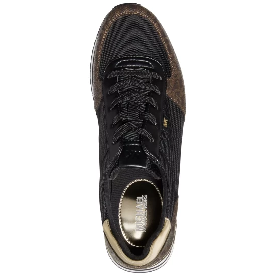 Brand new π― Michael Kors π© Women's Monique Trainer Lace-Up π Sneakers Black π - Image 8