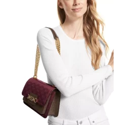 Cheap 🌟 Michael Kors 👩 Women's Faux-Shearling Down Puffer 🧥 Coat Taupe/ivory ✨