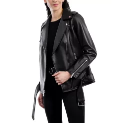 Cheap ๐ Michael Kors MICHAEL Micheal Kors Plus Size Rhinestone Fringe Cold-Shoulder T-Shirt Black โญ