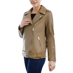 Budget 𧨠Michael Kors Dewdrop Chiffon Ruffled Top, Regular & Petite Sizes Bone π