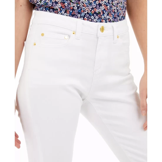 Best reviews of ๐ฅ Michael Kors ๐ฉ Women's Cotton Printed Faux-Wrap ๐ Skirt Midnight Blue ๐งจ - Image 5