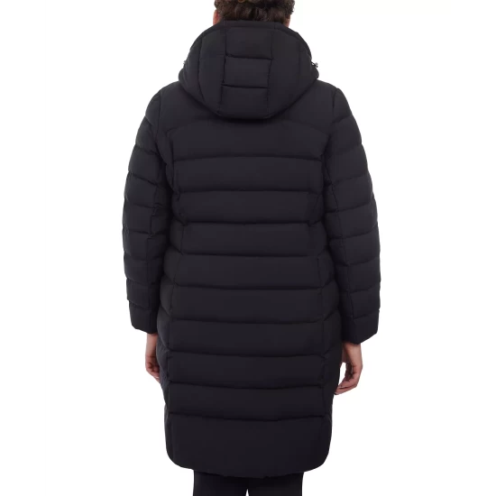 Brand new π Michael Kors π© Women's Plus Size Hooded Down Puffer π§₯ Coat, Created For Macy's Navy βοΈ - Image 3