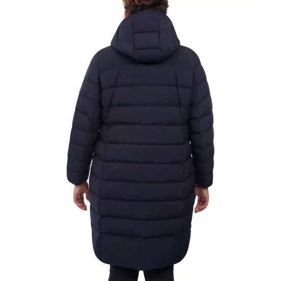 Brand new π Michael Kors π© Women's Plus Size Hooded Down Puffer π§₯ Coat, Created For Macy's Navy βοΈ - Image 4